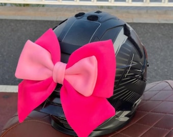 Lazo decorativo para casco de motocicleta, accesorio de esquí, lazo de archivo de estilo divertido