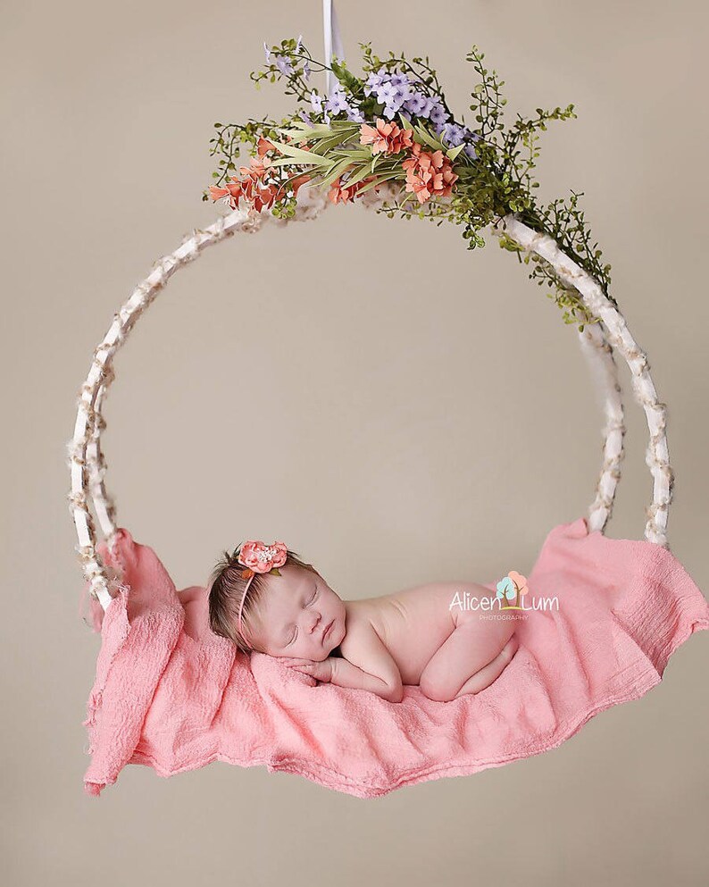 LAVENDER BABY Headband Newborn Headband Lavender Headband Etsy