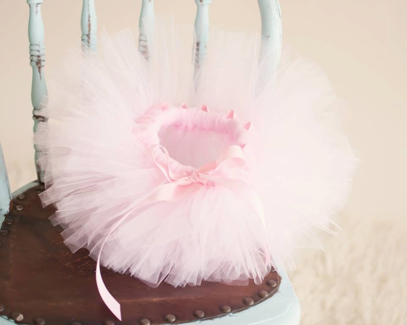 Pink Tutu Photography Prop Newborn Tutu Tutu Only SOFT PINK TUTU Light Pink Tutu Newborn Photo Prop Infant Tutu Smash Cake Outfit