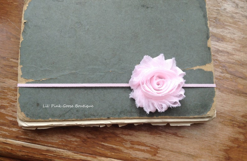 Skinny Headband Soft Pink headband LIGHT PINK SKINNY Headband Newborn Headband Newborn Headband Pale Pink Headband Pink Baby Headband
