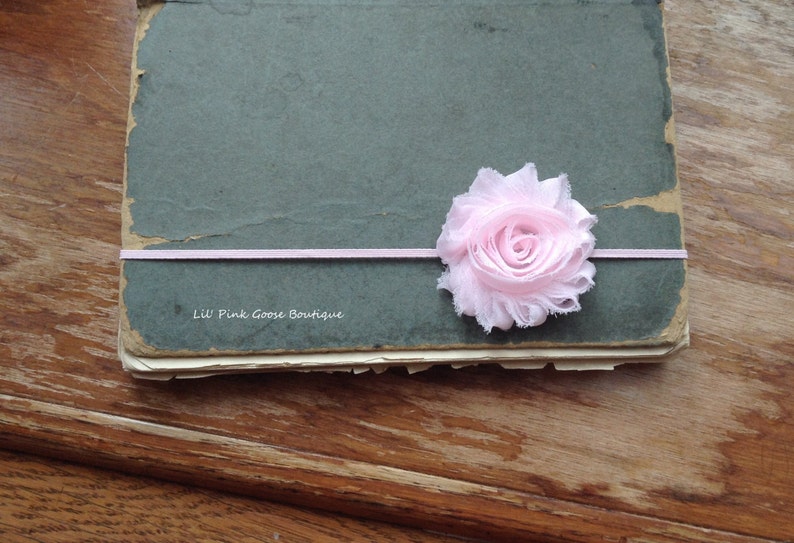 Skinny Headband Soft Pink headband LIGHT PINK SKINNY Headband Newborn Headband Newborn Headband Pale Pink Headband Pink Baby Headband