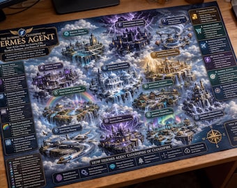 The Skyborne Cloudspire Hermes Agent World Map and Tutorial Guide