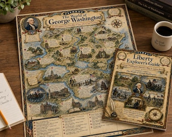 George Washington Educational Discovery Map & Guidebook