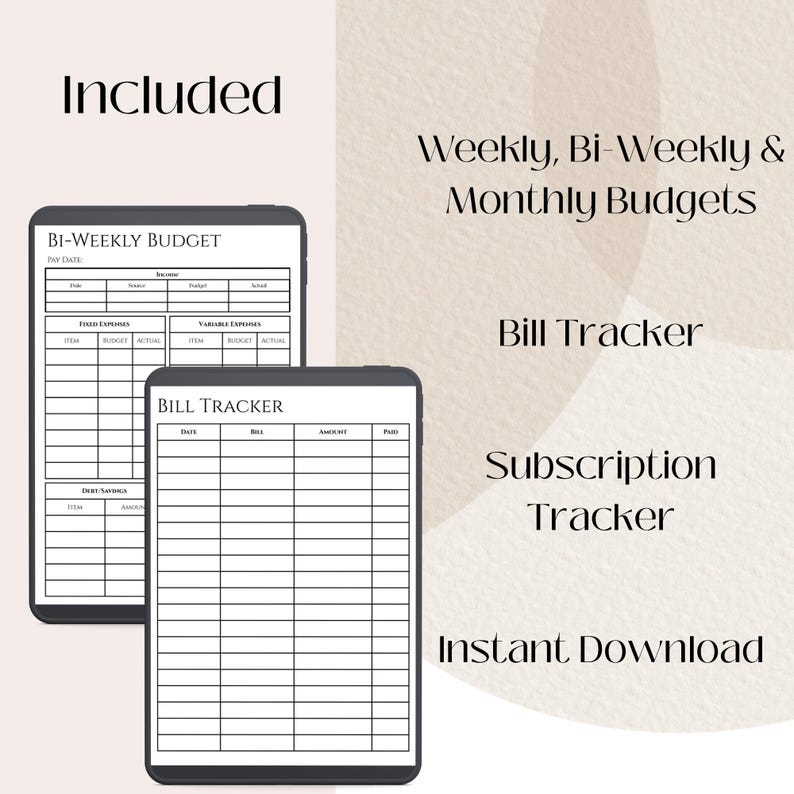 Bundel A6-budgetplanner, basis afbeelding 2
