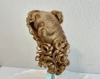 NEW Doll Wig, Synthetic, Blonde  curls