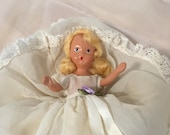 Nancy Ann Story book doll, 7 quot , 1930 39 s composition, mohair wig