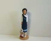 Hopi, Native American, Indian, faceless, worry doll, Ooak, miniature, historical, art doll
