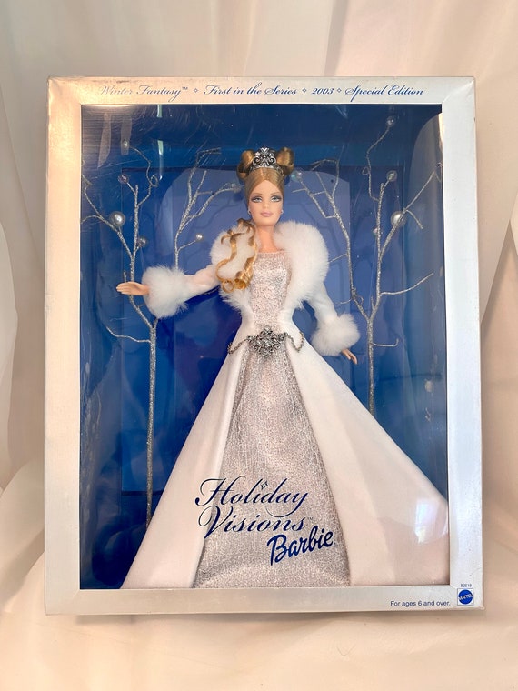 Mattel Barbie 2003 Winter Fantasy Holiday Visions Barbie A/A Special Edition