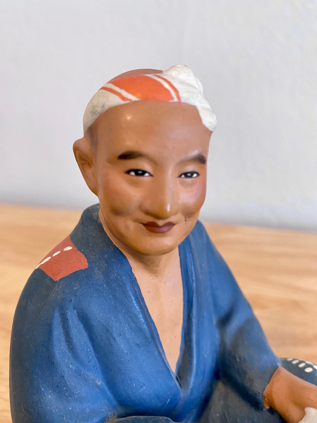 Hakata Doll Japanese Oyster Shucker Souvenir Figurine Etsy