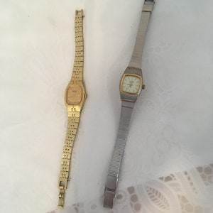 Collectible Watches Seiko Gold Tone Quartz Citizen Stainless - Etsy