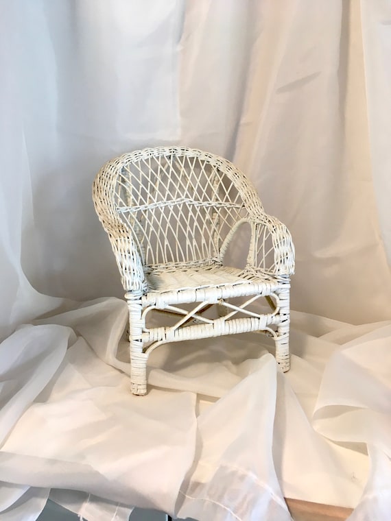 Wicker Doll Chair Furniture Display | Etsy