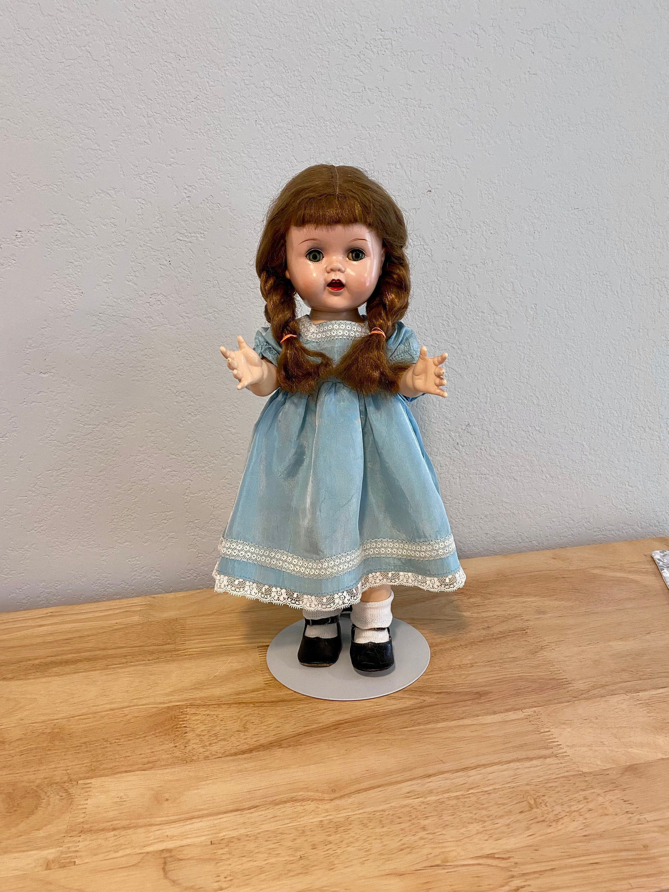 Vintage SAUCY WALKER DOLL by Ideal 16" w/ Sleep Eyes & Crier