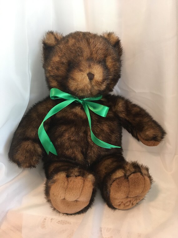 Faux Mink Dillard s Department Store Teddy Bear Plush Toy Etsy