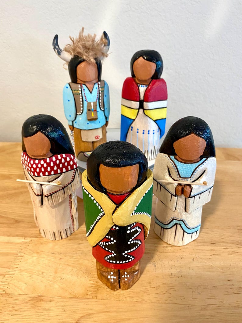Art Doll, Handsome Fellow, Creek Historical Native American Chief ...