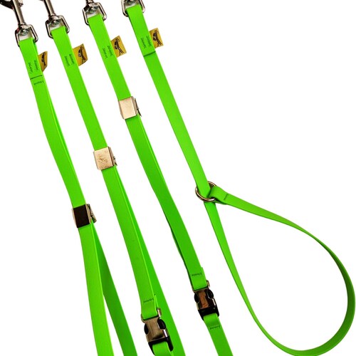 BIOTHANE PVC 14" Long Dog Grooming Loop: Alligator, Choker, Quick Release - USA Made
