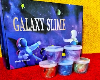 Galaxy Slime 6er-Pack Variety Set - Weiche, dehnbare, wiederverschließbare Gläser (jeweils 2 oz)