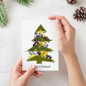 Christmas Card Botanical Print Christmas Print Floral Holiday - Etsy