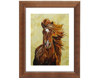 押し花アート　桜　馬　絵画 馬 馬の絵 桜 花の絵 テクスチャーアート さくら - メルカリ