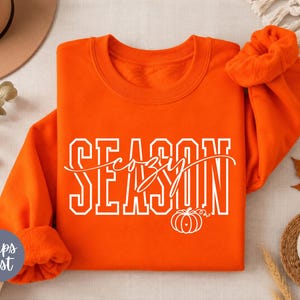 Cozy Season Sweatshirt, Fall Aesthetic Crewneck, Unisex Relaxed Fit Autumn Pullover, Gift for Her, Warm Winter Top