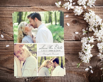 Save The Date Magnet, Card or Postcard . 3 Pictures