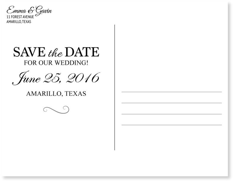 Personalized Save The Date Rustic Wedding Digital Design image 3