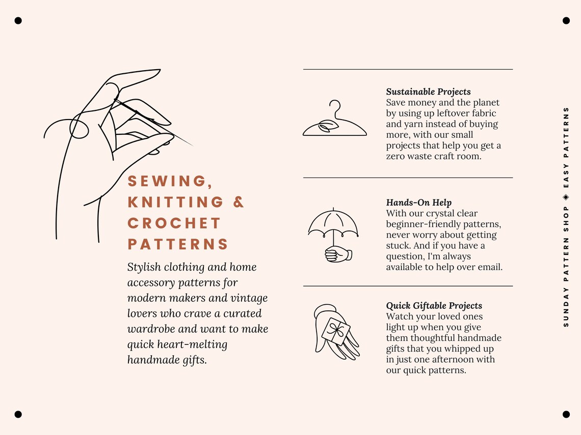 Easy Collar Patterns - 2 Patterns Included (ingrid and Frances) - PDF ...