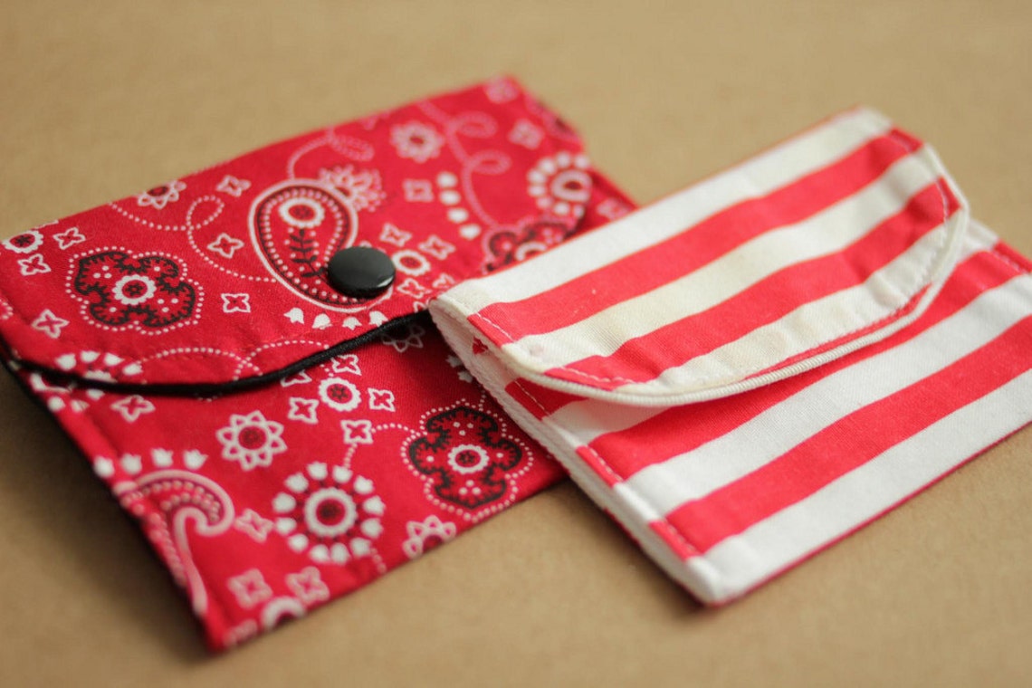 Snap Wallet Pouch Sewing DIY PATTERN 2 sizes PDF Easy for Etsy