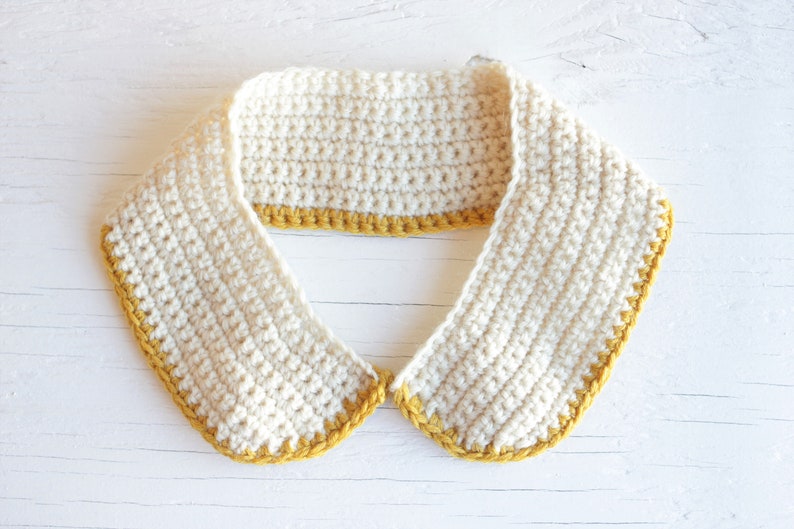 Peter Pan Crochet Collar Pattern with Beginner Friendly Tutorial Easy Modern Crochet for Vintage Fashion Lovers image 4