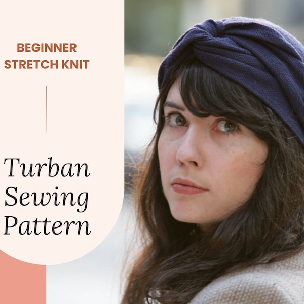 Adult Topknot Turban Pattern | Chemo Cap Sewing Pattern | Hat Patterns To Sew for Women | Indie Sewing Patterns PDF