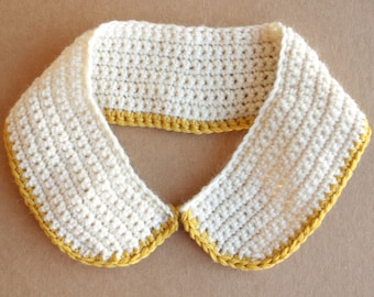 Peter Pan Crochet Collar Pattern with Beginner Friendly Tutorial | Easy Modern Crochet for Vintage Fashion Lovers