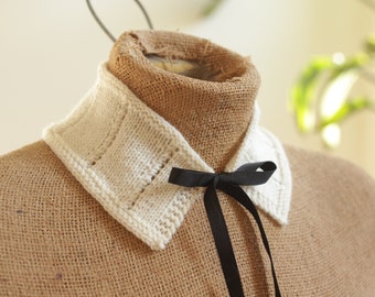 Knit Collar Pattern | Quick Knit | Detachable Knit Collar | Simple to Knit | Trendy Knitting Pattern