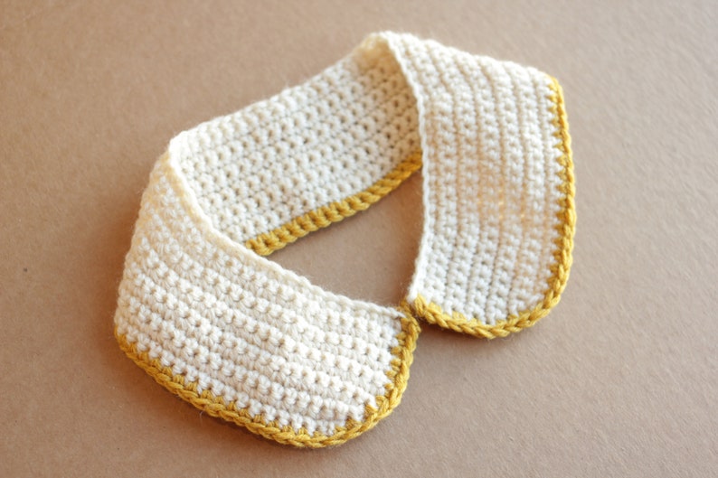 Peter Pan Crochet Collar Pattern with Beginner Friendly Tutorial Easy Modern Crochet for Vintage Fashion Lovers image 7