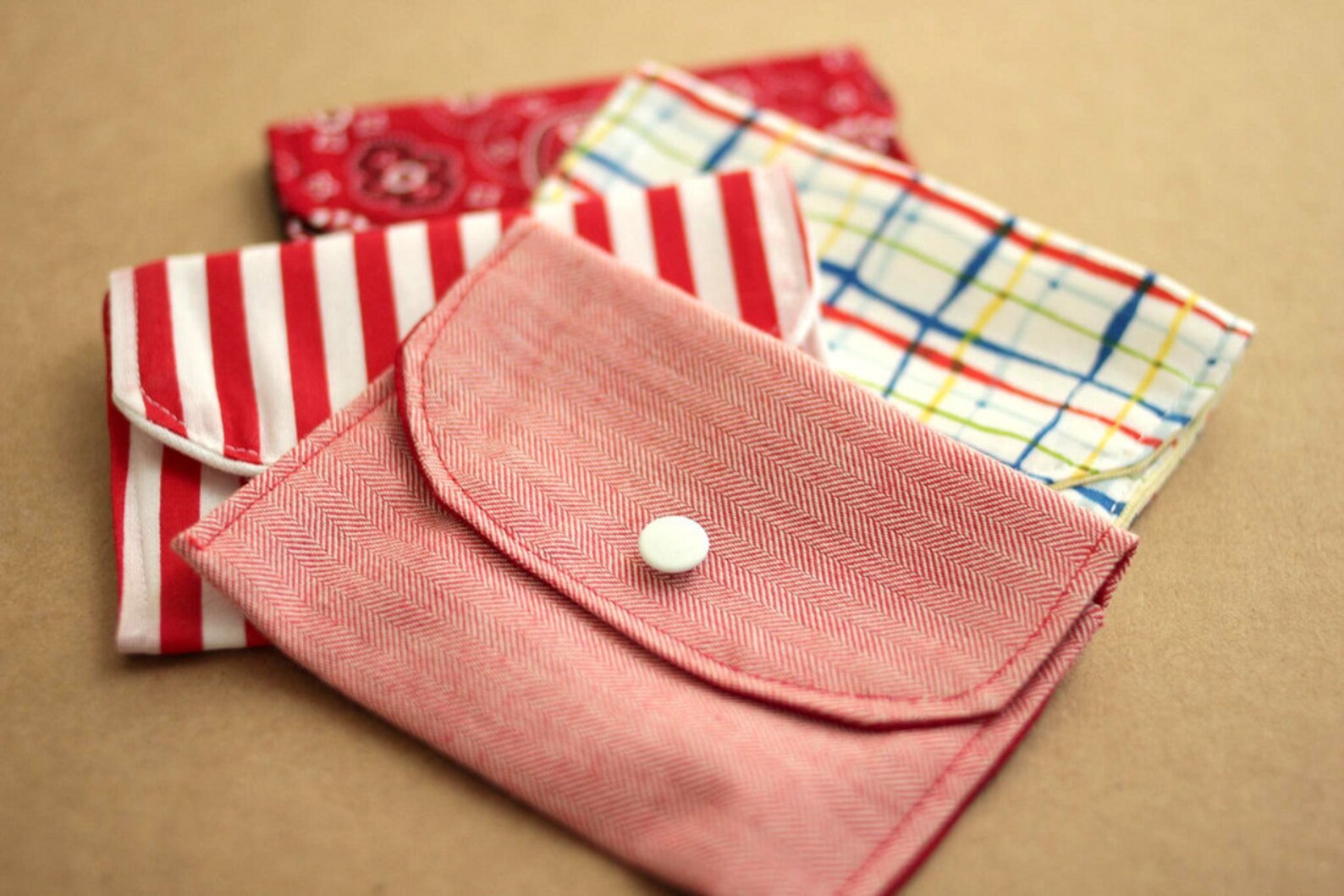 Snap Wallet Pouch Sewing DIY PATTERN 2 sizes PDF Easy for Etsy