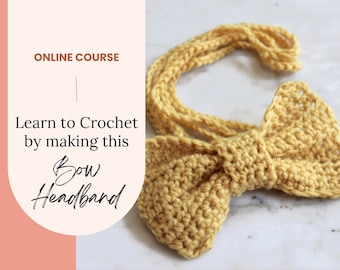 Learn to Crochet for Beginners | Crochet Bow Tie Pattern | Easy Crochet Accessories | Crochet Beginner Guide | Photo Tutorial