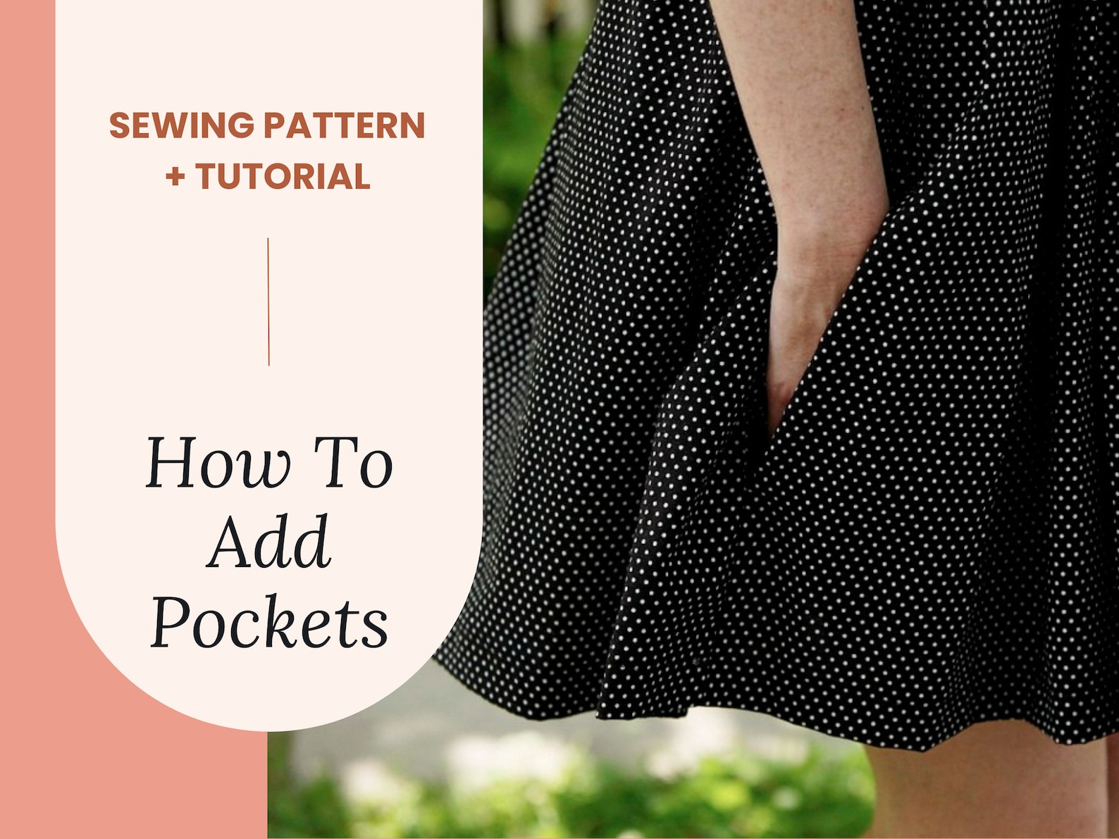 Pocket Pattern PDF for Adding in Seam Pockets to Skirts Etsy