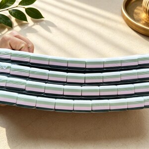 Emerald Green Acrylic Mahjong | Single Layer 160 Tiles, Luxury Handcrafted Game Set image 7