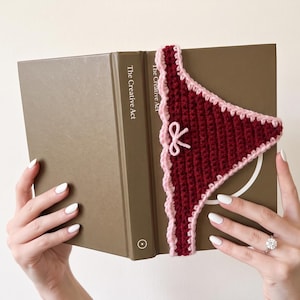 Funny Underwear Crochet Bookmark, Quirky Book Marker, Unique Gift for Book Lovers, Cute Reading Accessory, Novelty Reader Gift