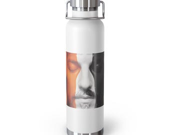 Dual Tone Portrait Wasserflasche | Kupfer Vakuum Isolierflasche 22oz
