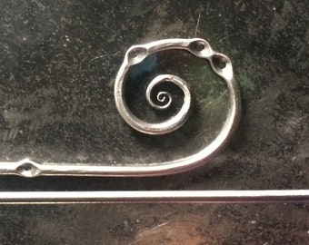 Scrolled Bath Towel Bar
