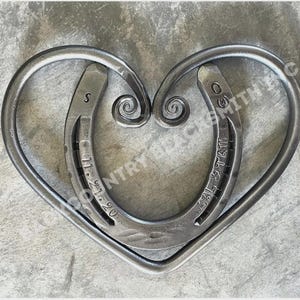 Personligt hästsko-hjärtat grytunderlägg