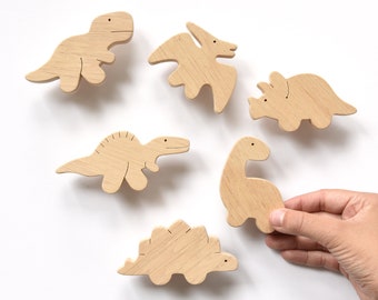 Dressoir dinosaurusknoppen voor kinderkamer - ladegrepen voor babykamer - 1st