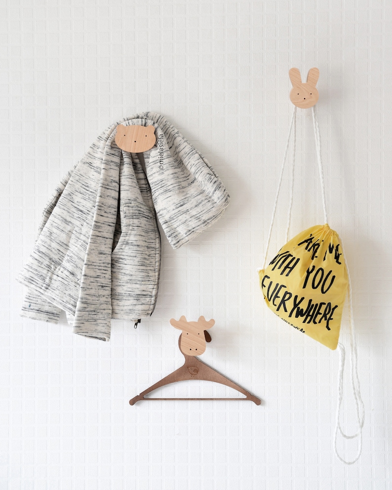 Animal Wall Hooks for Kids Room