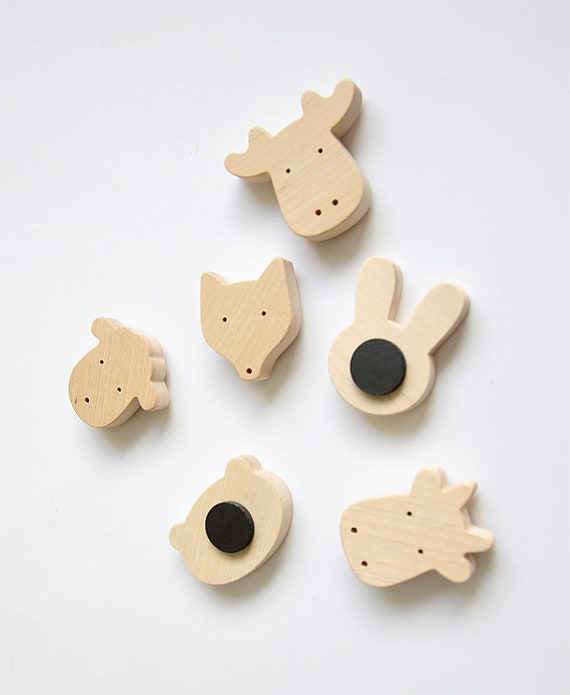2pcs Wooden Fridge Magnets for Kids Animals - Etsy 2pcs Wooden Fridge Magnets for Kids Animals - Etsy