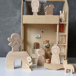 Play with wooden toys Fairy, Princess, Prince, Mermaid