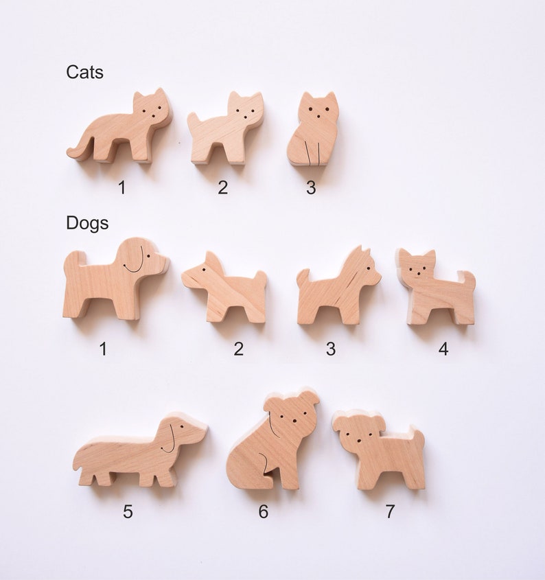 wooden family figures