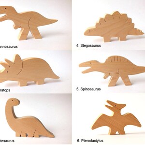 wooden toys dinosaurs