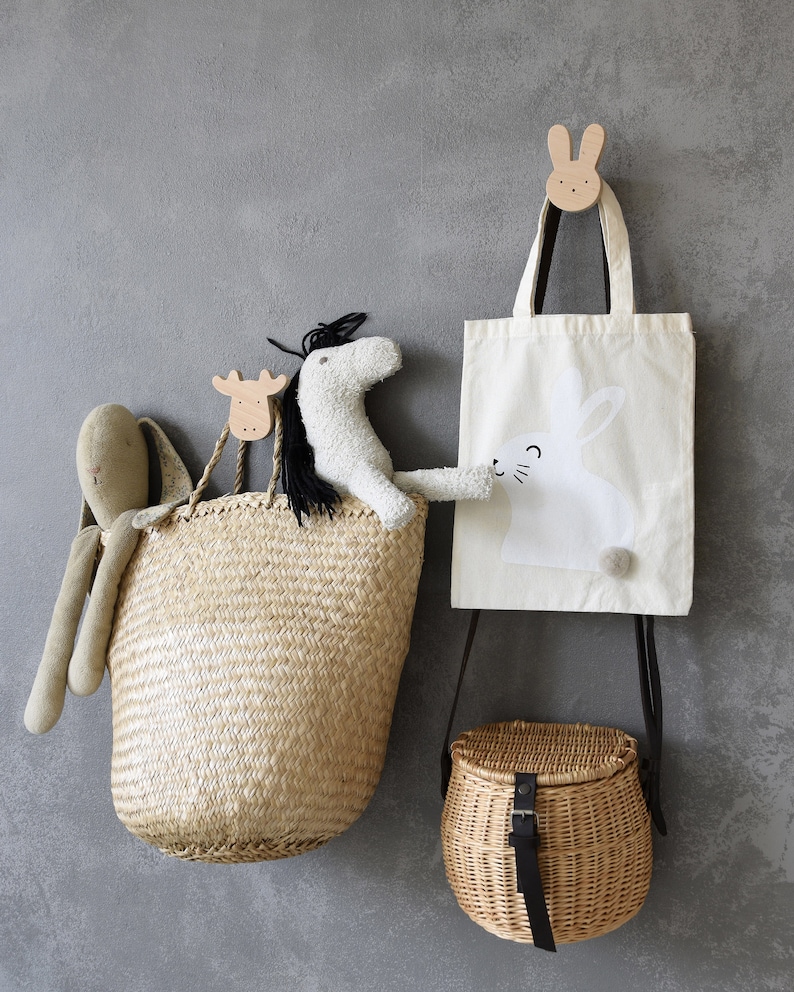 Animal wall hooks for kids