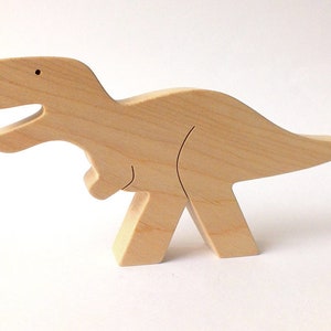 wooden toy Tyrannosaurus