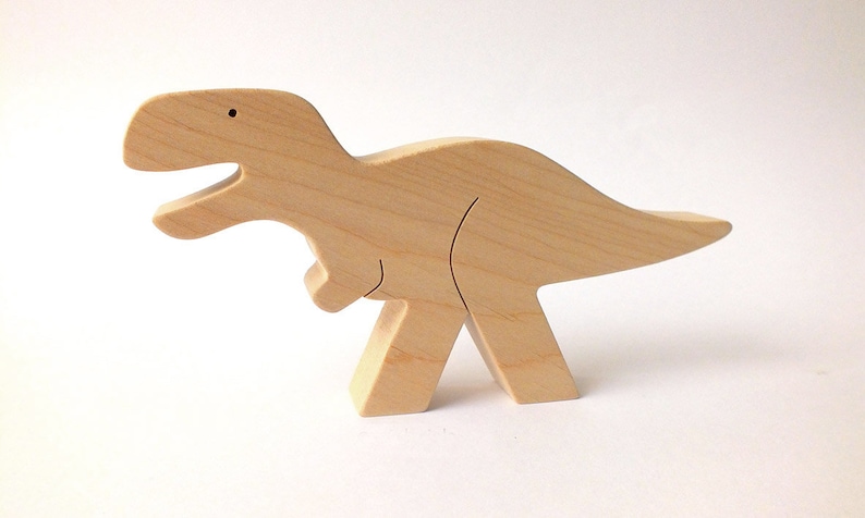 wooden toy Tyrannosaurus