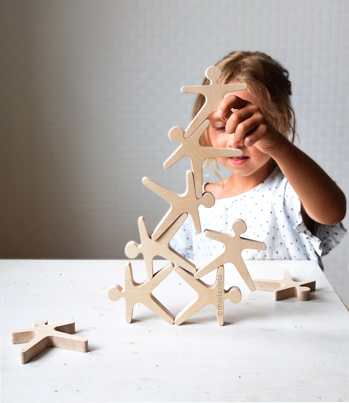 Wooden Stacking Balance Board Game ACROBATS® by Mielasiela Etsy